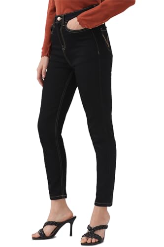 Van Heusen Women Black Dark Wash Skinny Fit Jeans
