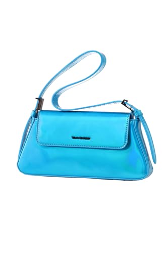 Van Heusen Women Blue Solid Casual Sling Bag