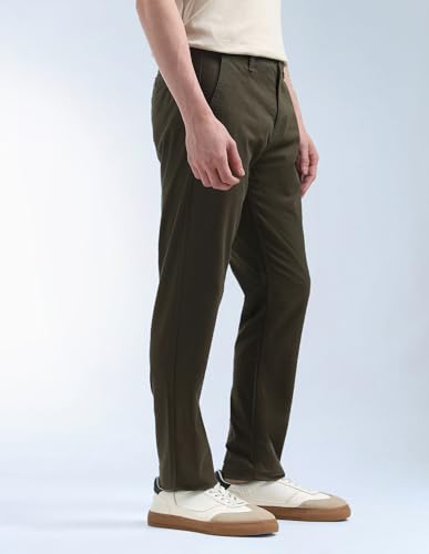 Twill Slim Tapered Fit Trousers