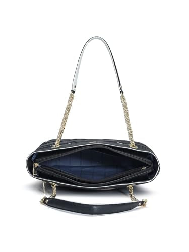 Da Milano Genuine Leather Black Shoulder Bag (01511) (Medium)