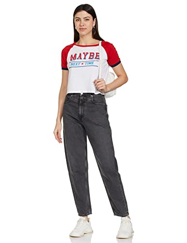 Pepe Jeans Women's Regular Jeans (PL203600R_Black Used_26)