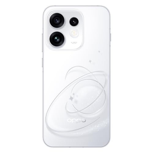 Oppo Reno16 5G (Starry White, 8GB, 256GB) | 3D Design | 50MP 3.5X Telephoto Camera | 4K 60fps HDR Video | AI Remix Collage | Snapdragon 7 Gen 4 | 6700mAh 80W SUPERVOOC | ColorOS 16 | IP69K