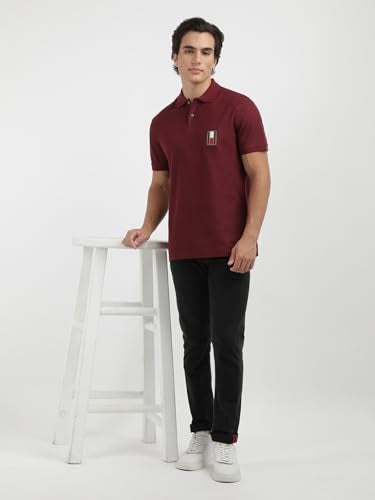 Tommy Hilfiger Mens Red Color T-Shirt (M)