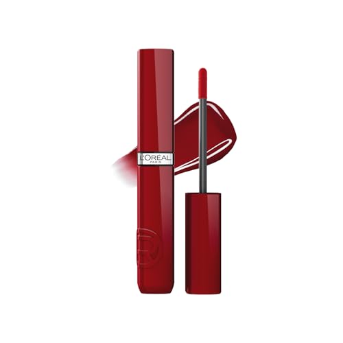 L'Oréal Paris Infallible Laque Resistance Lacquer-Like Shine Finish. 16H longwear lacquer lipstick. High-impact color, zero transfer - 520 Berry Bordeaux, 4ml