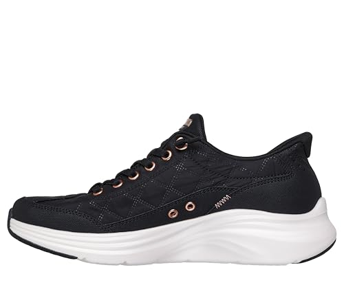 Skechers Women Contour Foam-Golden Hour Black Slip INS Casual Sneakers