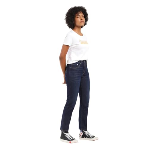 Levi's Women's Straight Jeans (001UF-0009_Blue