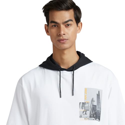 Pepe Jeans Men's Oversized Fit T-Shirt (PM509910_White