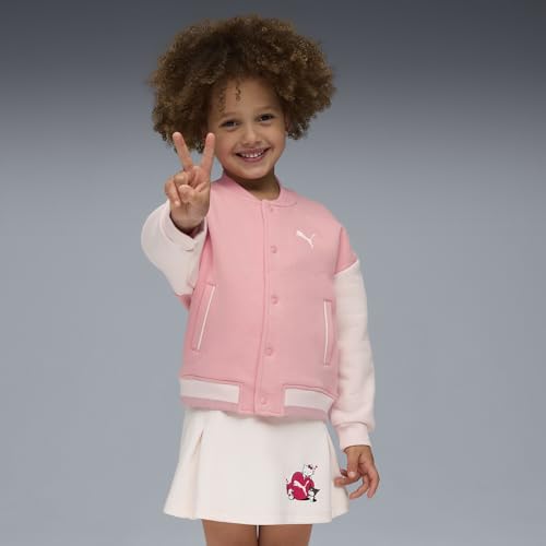 Puma Girls X HK&FR Bomber Jacket Pinkscape Print, 3-4Y (63239427)