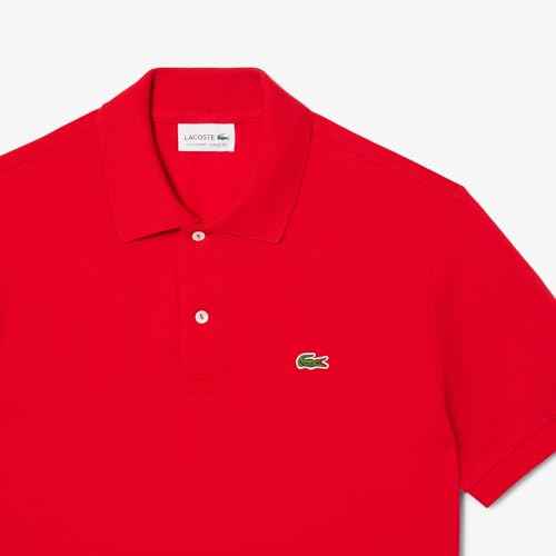 Lacoste Men's Solid Classic Fit Polos (PH9851240_Red