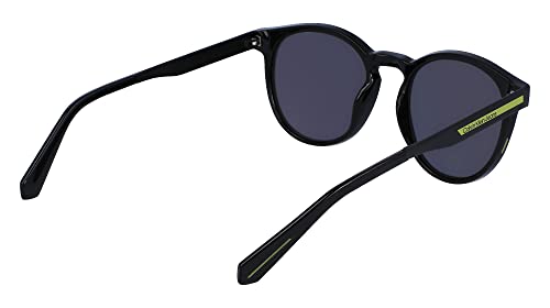 Calvin Klein Ckj22643s Round Sunglasses, Black, One Size