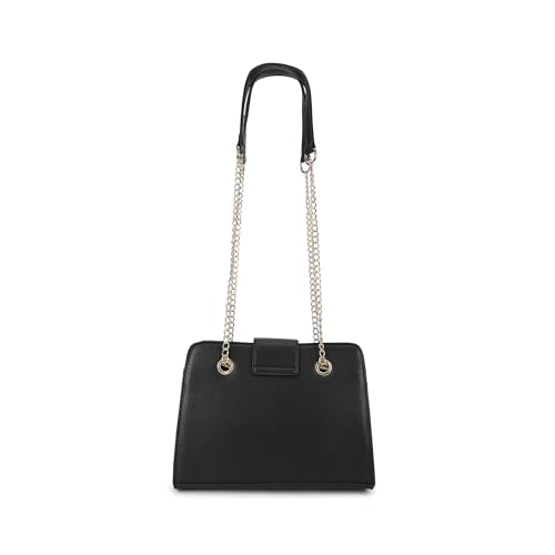 Fastrack PU Structured Quilted Sling Bag for Women, Girls and Ladies | with Semi Chain Strap and Special Metal Lock | Ladies Purse Handbag | Slings for Casual Carry