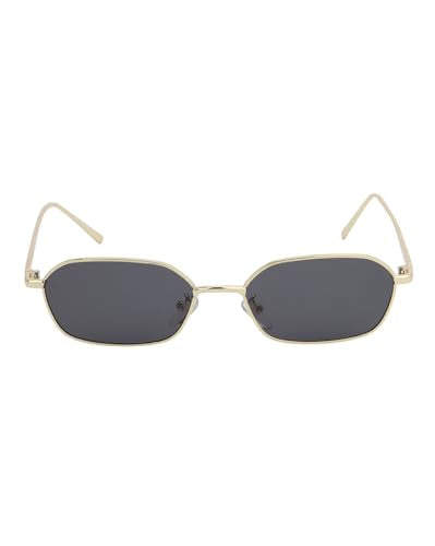 Carlton London Gold Toned with UV Protected Lens Rectangle Sunglass for unisex