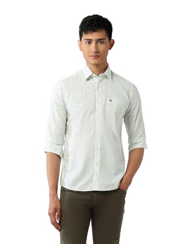 Arrow Sport Men's Geometric Printed Slim Fit Shirt