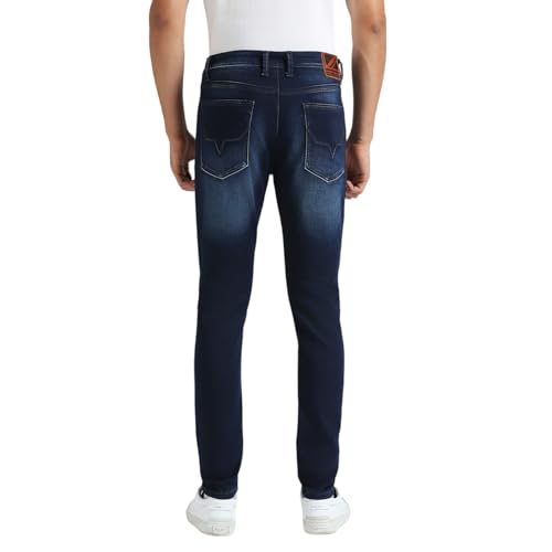 Pepe Jeans Men's Straight Jeans (PM208147Q031_Dark Indigo