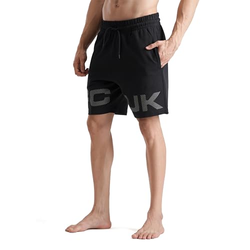 FCUK Men's Board Shorts (Clapham_Black