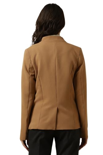 Allen Solly Women's Blazer (AHBZERGP517089_Brown