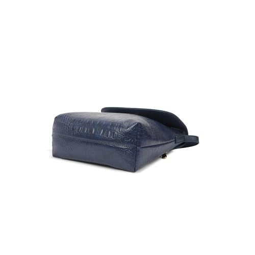 Caprese Pupa Large Crossbody Bag for Women with Adjustable Strap | Versatile Handbag with Zipper & Magnetic Button Closure for Everyday Use, Travel, and Special Occasions (Navy Blue)