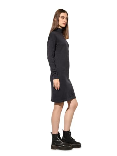 ONLY Women's Solid Regular Fit Black Dress