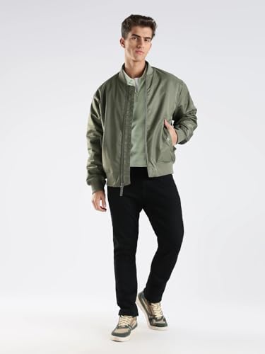 Calvin Klein Jeans Men's A-Line Coat (4RC526G251_Dusty Olive