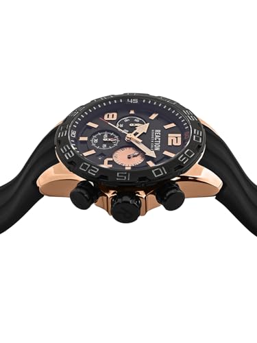Kenneth Cole Reaction Chronograph Black Dial Watch for Men - KRWGO0070904