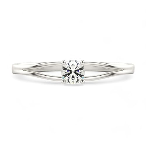 VALANOVA Sterling Silver & Certified Lab Grown Diamond 0.17cts | Ring For Women/Girls | Stylish & Elegant | VGR0357 | Ring Size: 11