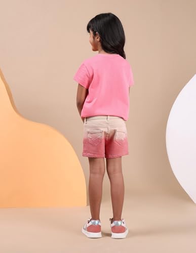 U.S. POLO ASSN. Girl's Boxer Shorts (UGSRT0127 Beige