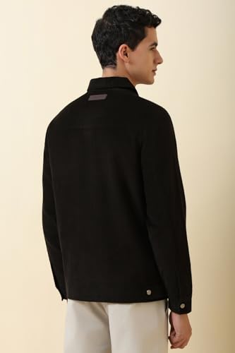 Allen Solly Men's A-Line Coat (ASJKCURGFR69135_Green