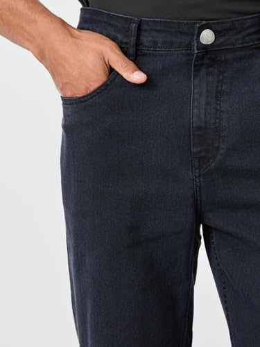 Styli Men's Regular Jeans (7012185407_Black_6_38)