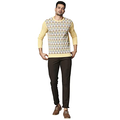 Raymond Medium Yellow Sweater (Size: 42)-RMWX01148-Y3