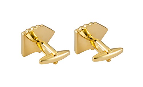 Knighthood Executive Golden Poker Cards Cufflinks