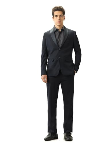 Arrow Men's Body Tailored Fit Ceremonial Tuxedo Suit Navy