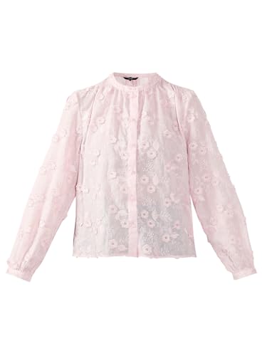 VERO MODA Women's Regular Fit Pink Shirt