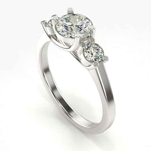 VALANOVA Hallmarked 18K Gold & Certified Lab Grown Diamond 1.08cts | Ring For Women's/Girls | Stylish & Elegant | VGR0461R | Ring Size: 16