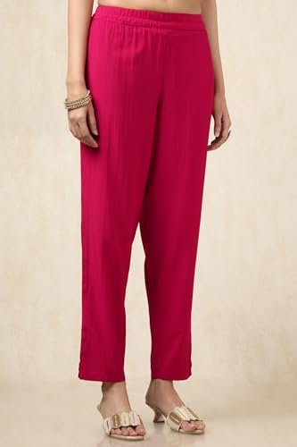 Soch Women's Organza Salwar Suit Set (EWS5CD21701_Fuchsia