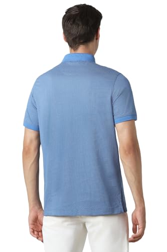 Van Heusen Men's Regular Fit T-Shirt (VHKPWRGF845697_Blue