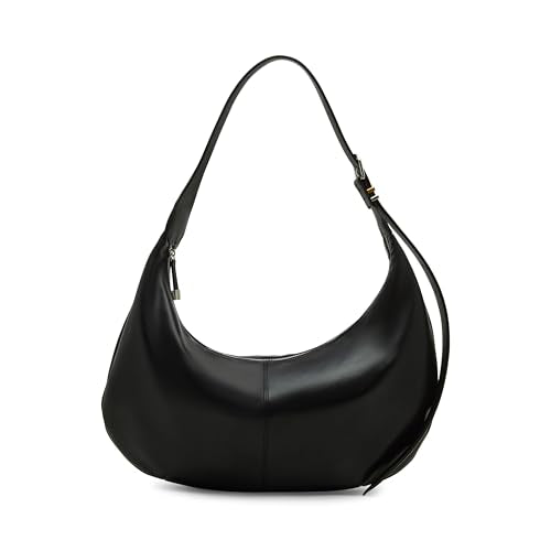 Steve Madden womens Steve Madden Olga Soft Hobo Bag, Bolga - Black, One Size