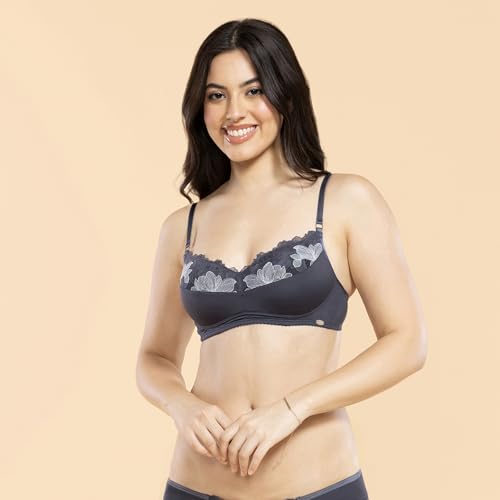 Enamor F144 Luxe Wirefree Balconette Bra - Padded, Medium Coverage