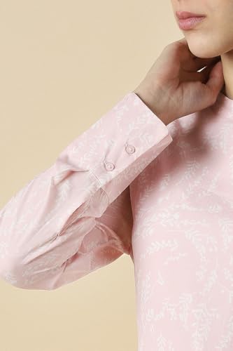 Women Pink Print Casual Dress
