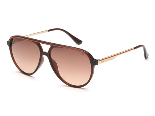 FILA 100% UV protected sunglasses for Men | Size- Large | Shape- Aviator | Model- SFI601K57900GSG