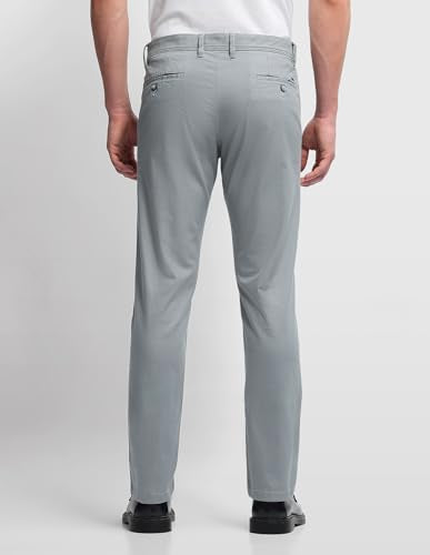 Arrow Sport Men's Textured Bronson Slim Fit Trousers