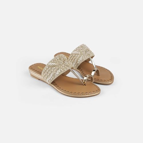 Mochi Women Chappals UK/5 EU/38(35-2114)