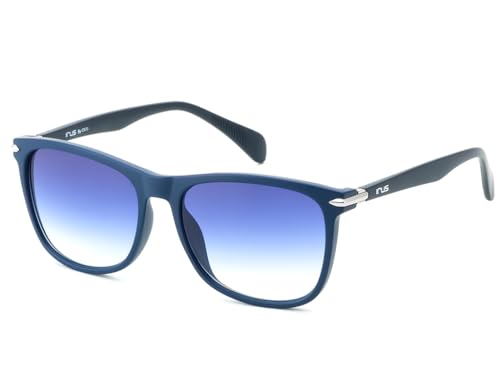 IRUS Men Square sunglasses | 100% UV protection | Medium Size | Blue Gradient Polycarbonate lens