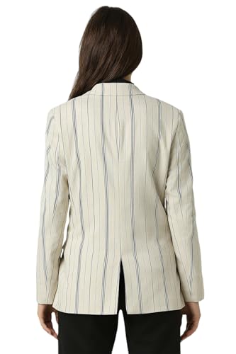 Van Heusen Women's Blazer (VWBZFRGFE04862_Cream