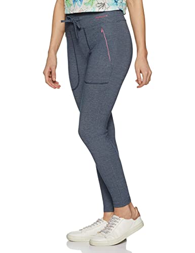 Fruit of the Loom Ultra-Soft Cotton Knitted Pant for Women | Comfortable Fit | Blue Denim Melange. Pack of 1