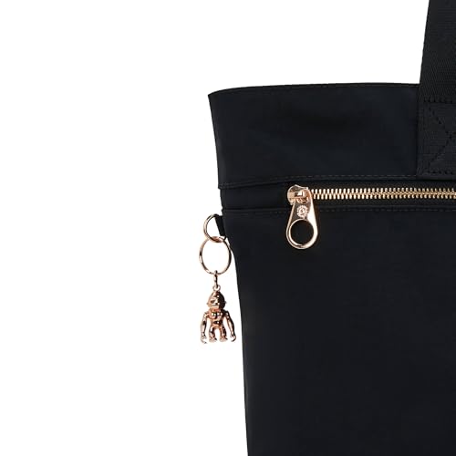 Kipling Colissa Zip 15" Laptop Tote Bag, Black Rose Spice, One Size, Casual