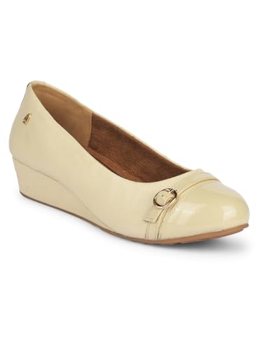 Hush Puppies Women Wedge Heel Ballerina - Off White (5Uk)