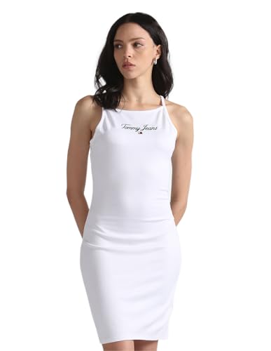 Tommy Helfiger Womens White Color Dress (L)