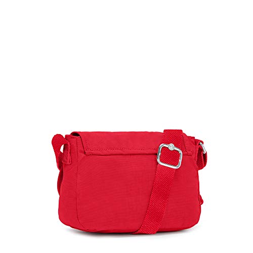 Kipling womens Sabian Mini Crossbody Bag, Red Rouge, 7.75 L x 5.75 H 3.5 D US