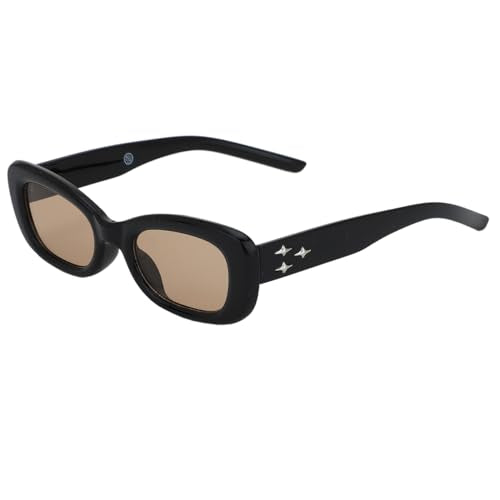 Carlton London Black Toned with Polycarbonate UV Protected Lens Rectangle Sunglass for women