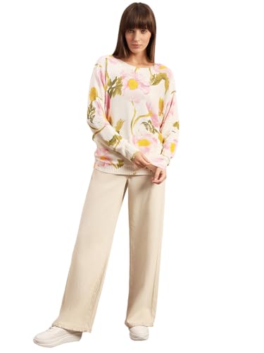 VERO MODA Women's Regular Fit White Sweater